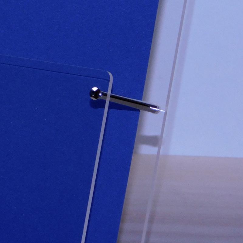 Abverkauf! Tischprospektständer DIN A4 Hochformat Fülltiefe 58mm